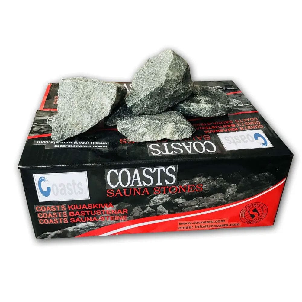 Caja de piedras volcánicas para estufas de sauna